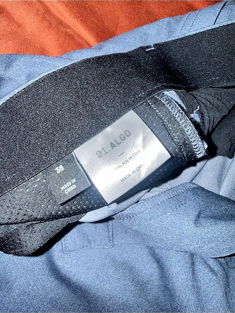 01.Algo Tech 2.0 Slim Fit Tailored Hybrid Trouser Blue Waist 36 - Picture 2 of 7